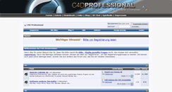 Desktop Screenshot of forum.c4d-professional.net